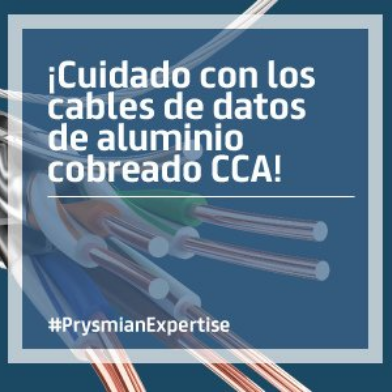 ¡Cuidado con los cables de datos de aluminio cobreado CCA!