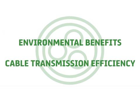 ENVIRONMENTAL BENEFITS, CABLE TRANSMISSION EFFICIENCY