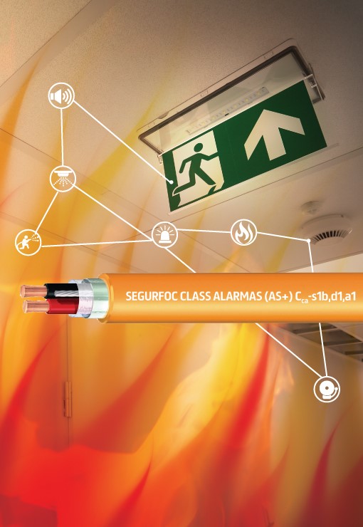 Segurfoc Class Alarmas (AS+): Para conexión de alarmas, megafonía de seguridad, pulsadores y detectores.